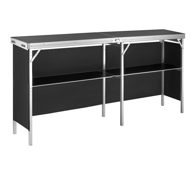 Nešiojamas parodų podiumas su lentyna0