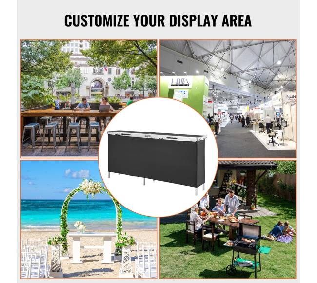 Nešiojamas parodų podiumas su lentyna5