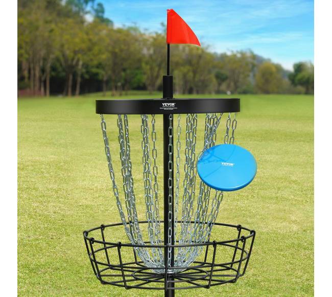 Diskgolfo krepšys su 24 grandinėmis7