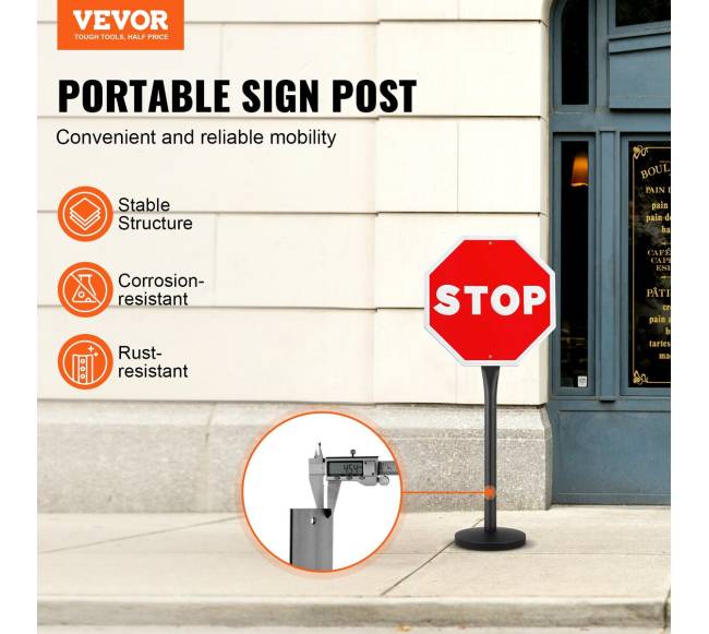 Ketaus ženklų stovas su ratukais1