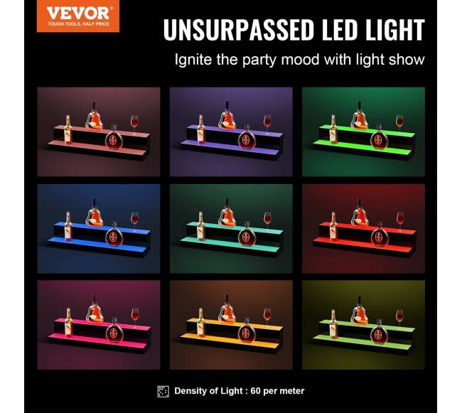 LED apšviesta gėrimų lentyna 76 cm1