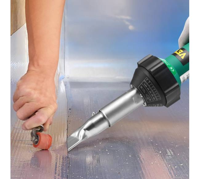 Karšto oro plastiko suvirintojas 1600W PVC TPO vinilo šiluminis pistoletas7