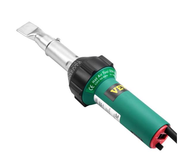 Karšto oro plastiko suvirintojas 1600W PVC TPO vinilo šiluminis pistoletas10