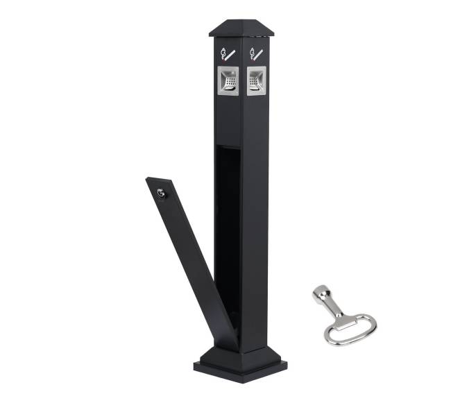 Peleninė su 4 angomis juoda10