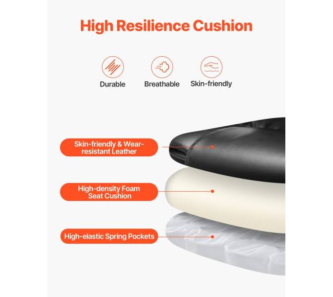 Vadovo darbo kėdė su kojų atrama ir juosmens pagalve4