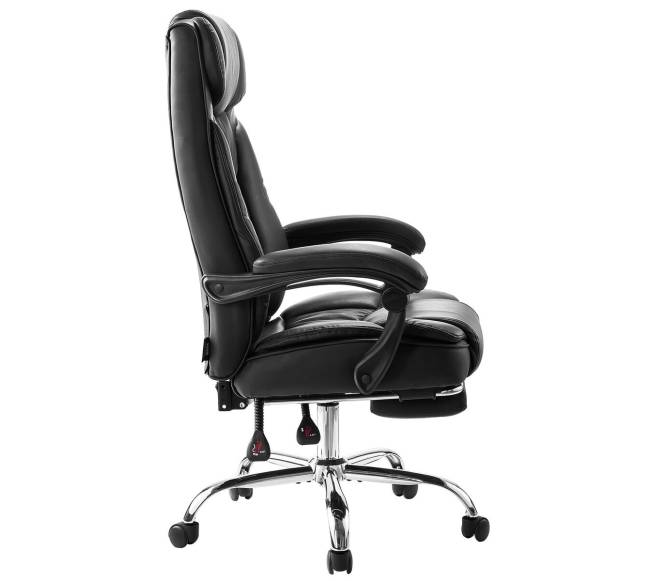 Vadovo darbo kėdė su kojų atrama ir juosmens pagalve8