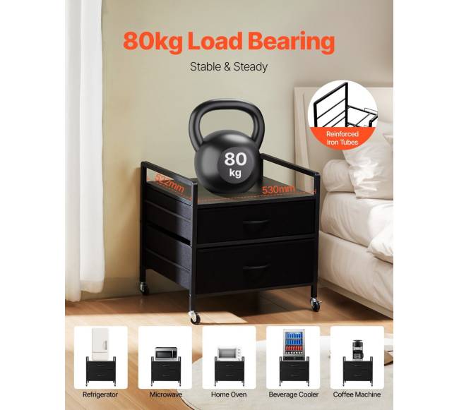 Mini šaldytuvo staliukas su laikymo vieta1