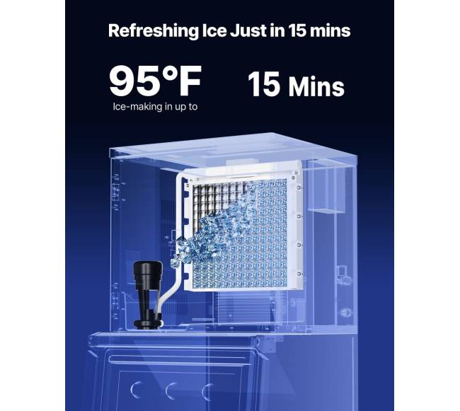 Komercinė ledo gaminimo mašina 249,5 kgpara1