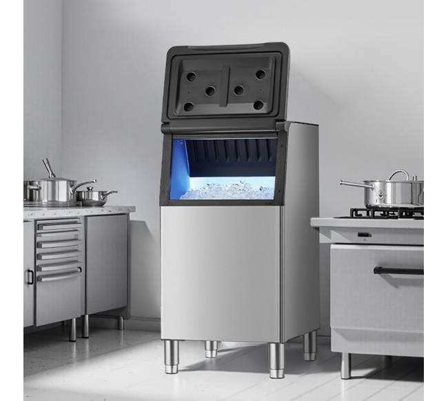 Komercinė ledo saugykla 136 kg talpos7