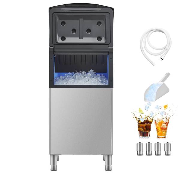 Komercinė ledo saugykla 136 kg talpos8