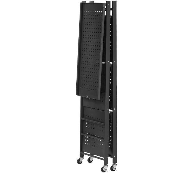 4 lygių sulankstoma lentyna su ratukais10