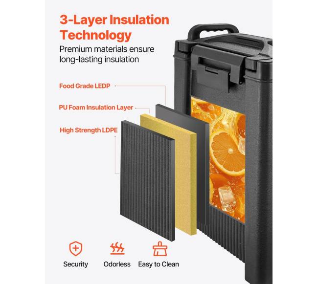 Izoliuotas gėrimų dalytuvas 19 l, 2 vnt.2