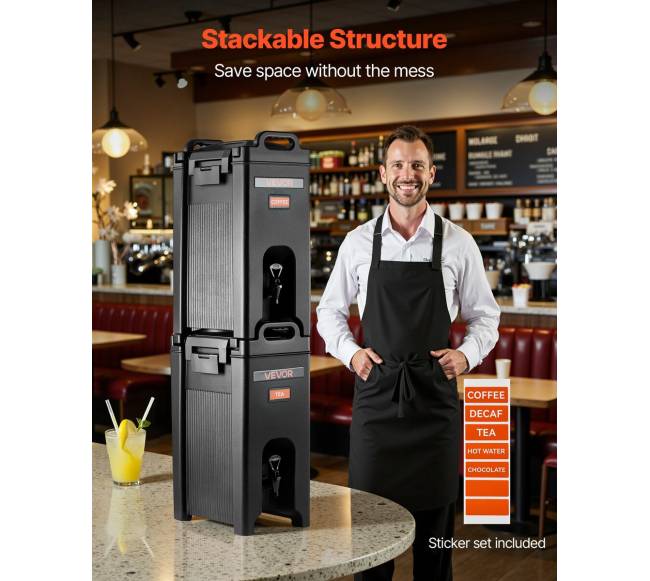 Izoliuotas gėrimų dalytuvas 19 l, 2 vnt.4