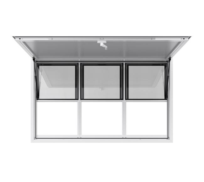 152x92 cm kiosko langas su stogeliu maisto furgonui8