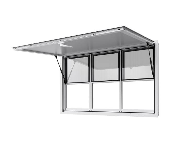 152x92 cm kiosko langas su stogeliu maisto furgonui9