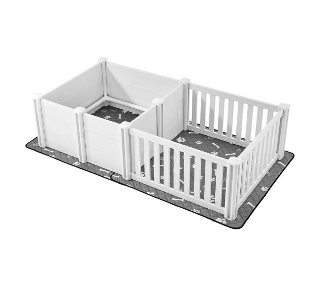 Šunų vedliklės dėžė reguliuojamomis durelėmis0