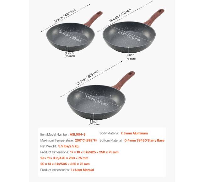 3 dalių aliuminio keptuvių rinkinys6