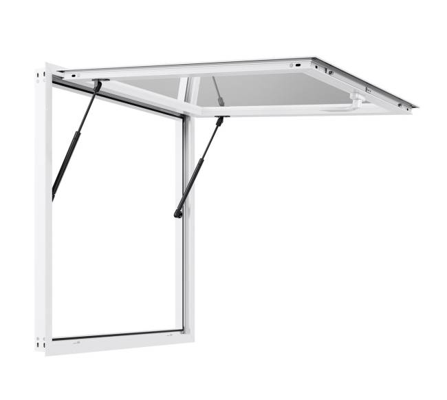 92x92 cm maisto langas su markize maisto sunkvežimiui0