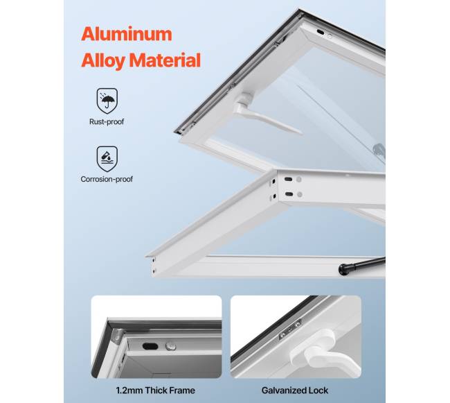 92x92 cm maisto langas su markize maisto sunkvežimiui4