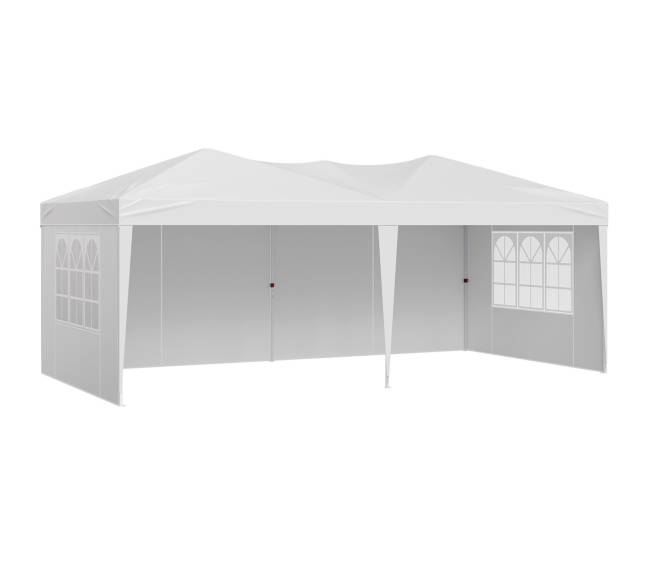 Iššokantis pavėsinė 3 x 6 m su sienelėmis0