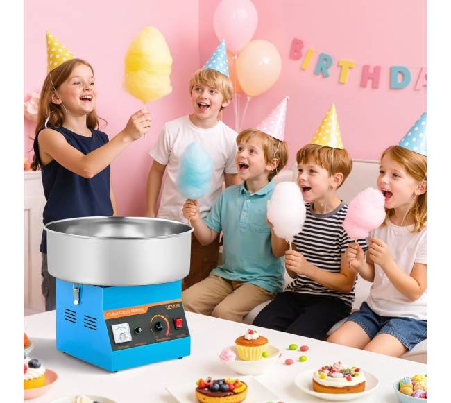 Elektrinė vatos gaminimo mašina 1000W mėlyna7