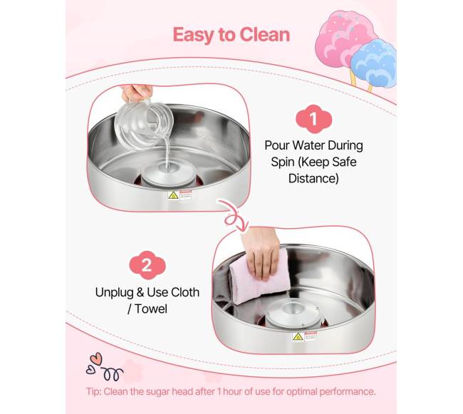 Elektrinis cukraus vatos aparatas 1000W5