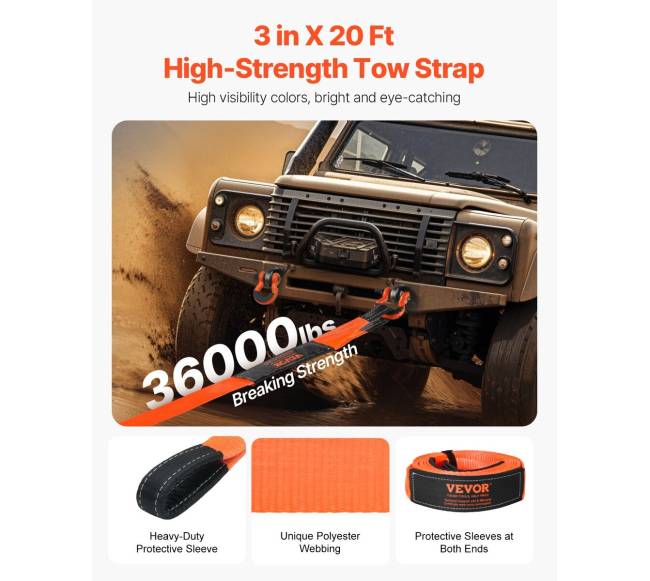 Automobilio vilkimo diržas 16329 kg, 6.1 m1