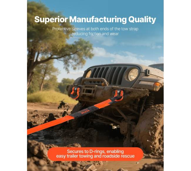 Automobilio vilkimo diržas 16329 kg, 6.1 m4