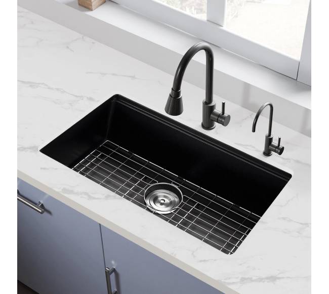 76 cm granito virtuvės plautuvė RV barui7