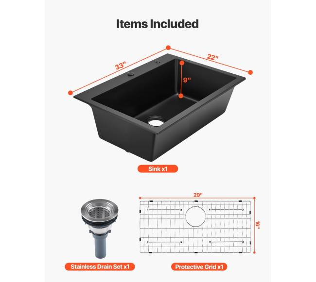 84 cm virtuvės kriauklė iš granito2
