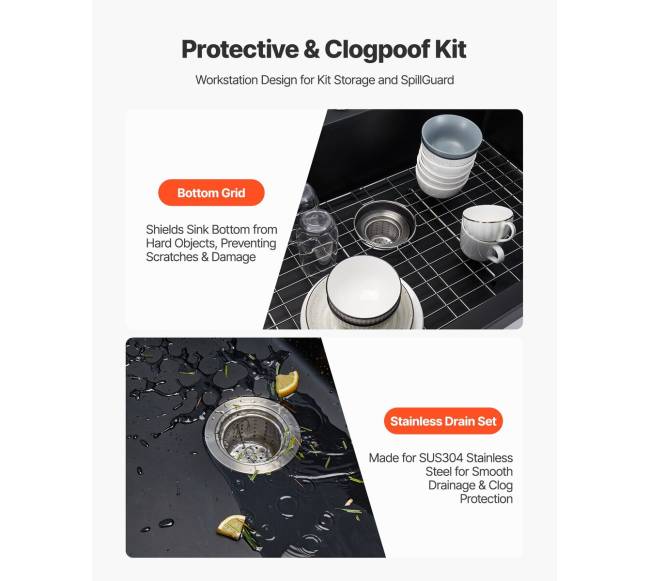 84 cm virtuvės kriauklė iš granito3