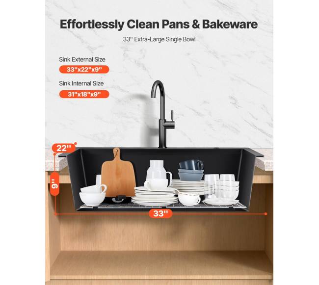 84 cm virtuvės kriauklė iš granito4