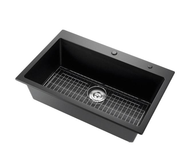 84 cm virtuvės kriauklė iš granito10