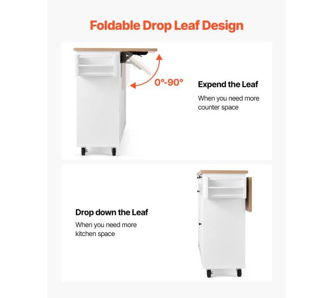 153 cm virtuvinis stalas su ratukais ir stalčiumi3