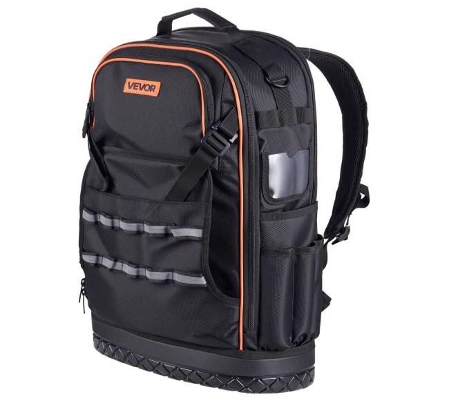 Įrankių kuprinė su 65 kišenėmis elektriko darbams8