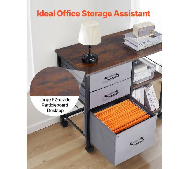 Mobilus metalinis failų kabinetas su stalčiais6