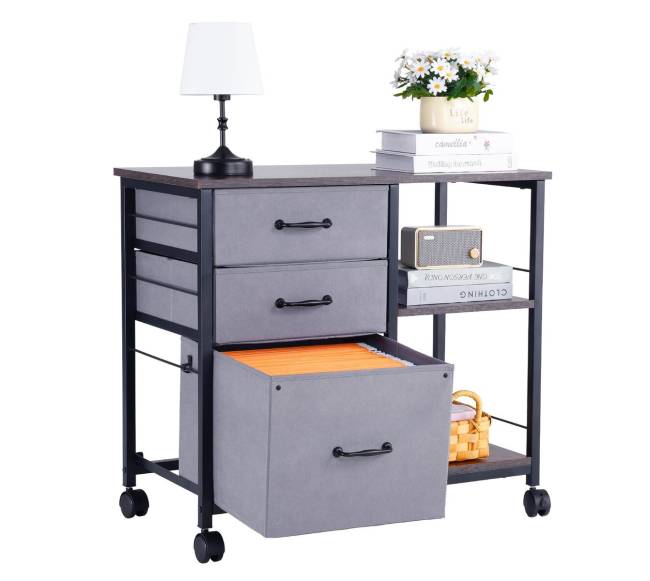 Mobilus metalinis failų kabinetas su stalčiais10