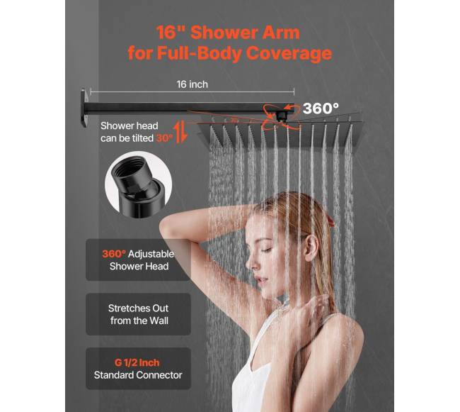 Dušo maišytuvo komplektas su 30 cm kvadratiniu galvute3