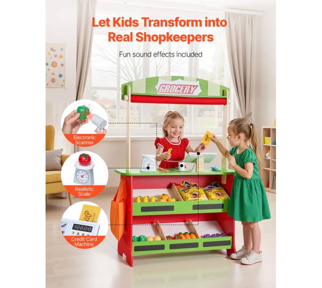 Medinis lėlės teatras ir parduotuvė vaikams2