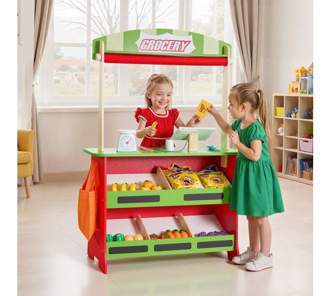 Medinis lėlės teatras ir parduotuvė vaikams6