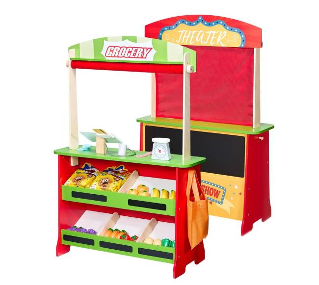 Medinis lėlės teatras ir parduotuvė vaikams8