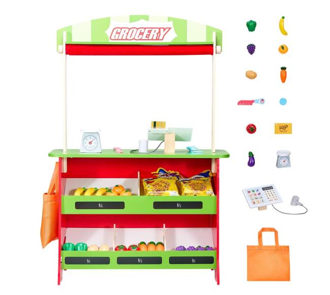 Medinis lėlės teatras ir parduotuvė vaikams10