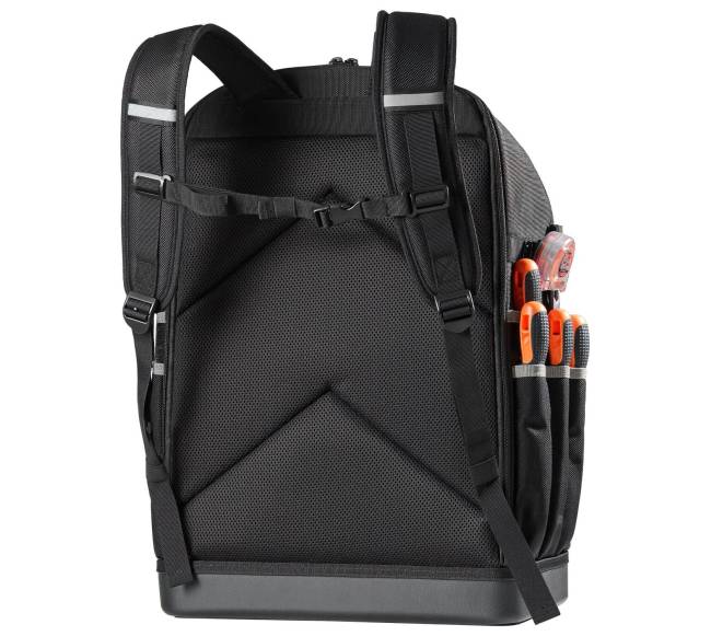 Įrankių kuprinė su 56 kišenėmis elektriko darbui8