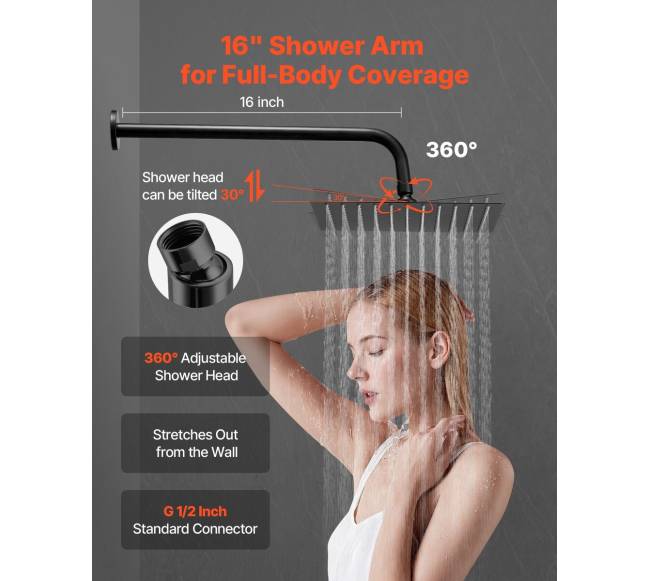 Dušo maišytuvas su kvadratiniu dušo galvute3