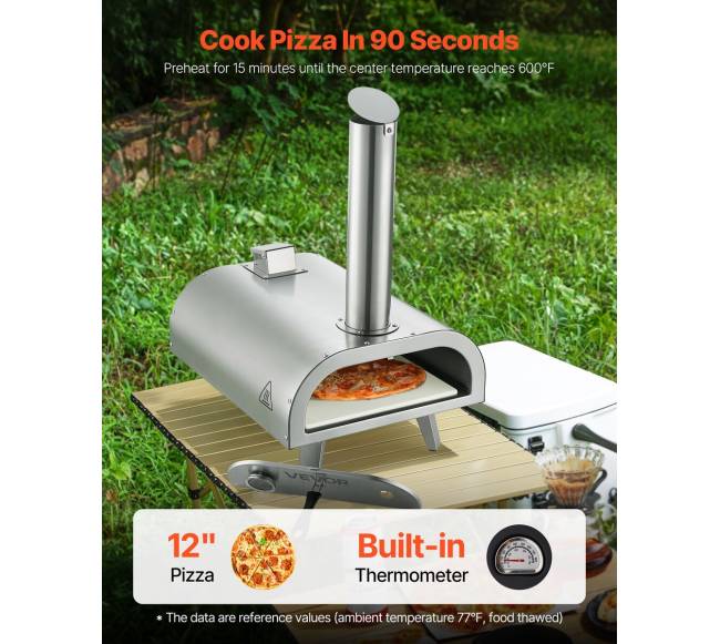 12 colių lauko picos krosnelė nešiojamai1