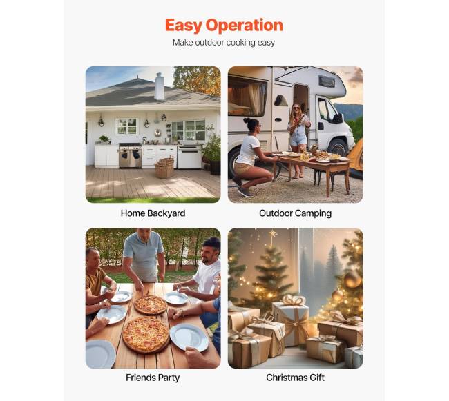 12 colių lauko picos krosnelė nešiojamai5