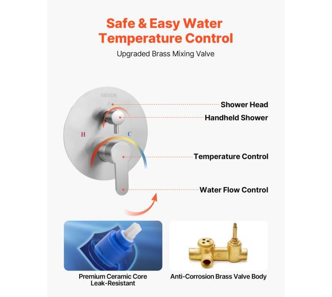 Apvalus dušo galvutės ir rankinis komplektas4
