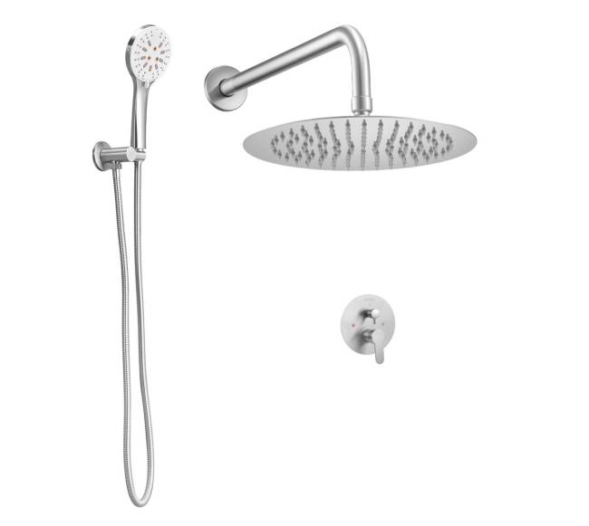 Apvalus dušo galvutės ir rankinis komplektas8