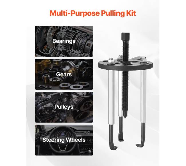 21 dalių guolių išėmimo įrankis su 3 žandikauliais6