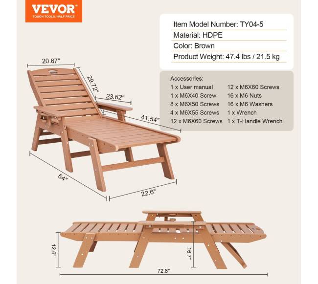 Lauko gultas su 6 padėčių atkaltėmis6